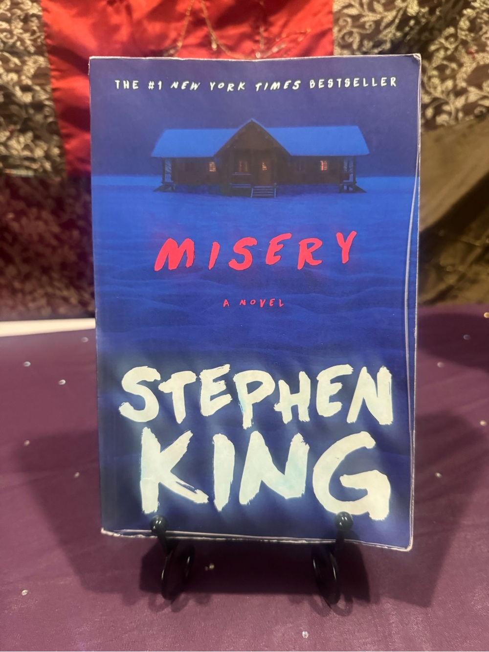 'Misery' Blue Paperback Book